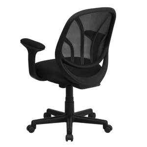 Y-GO-Chair-Mid-Back-Black-Mesh-Swivel-Task-Chair-with-Arms-by-Flash-Furniture-2